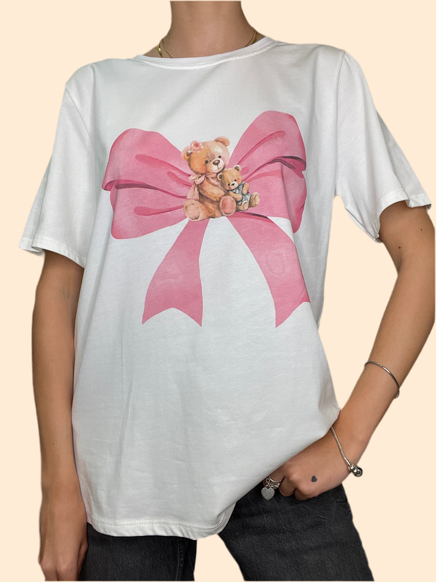 T-shirt fiocco