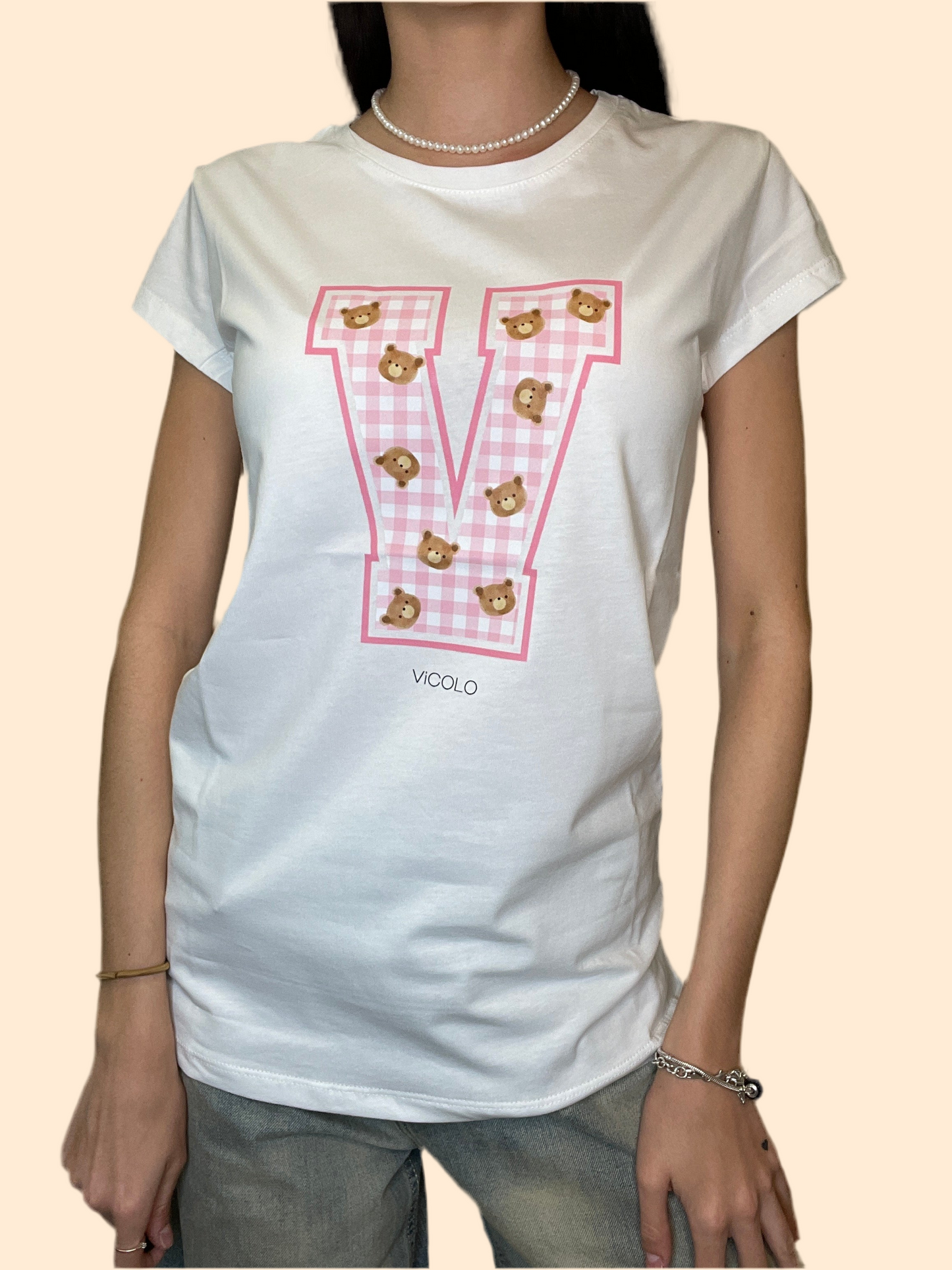T-shirt Vicolo pink