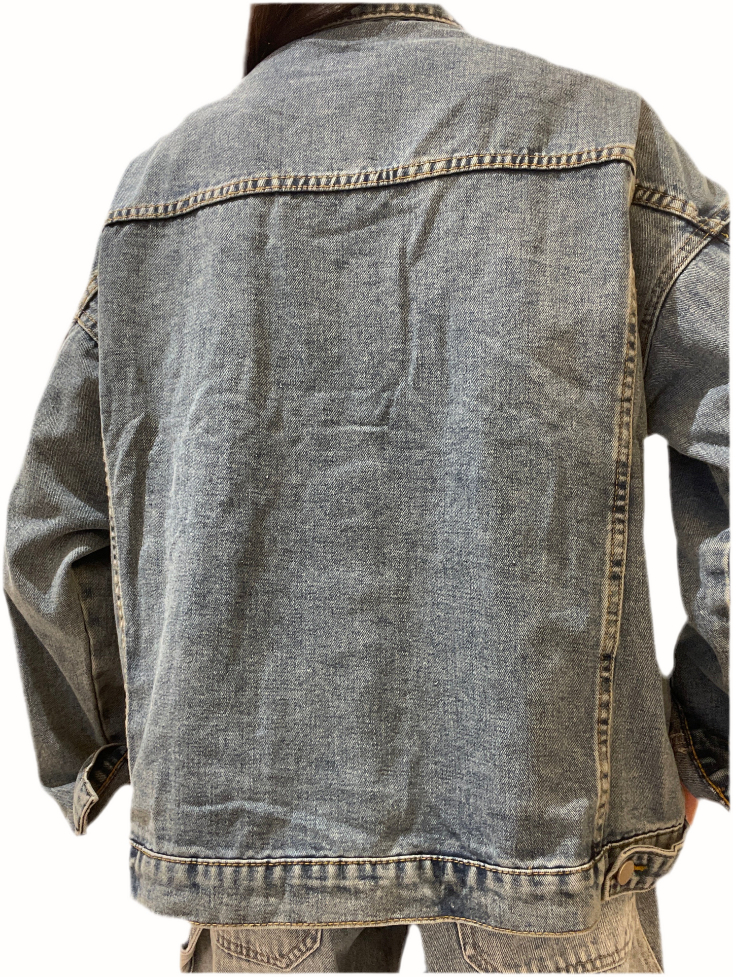 Giubbino jeans Patch