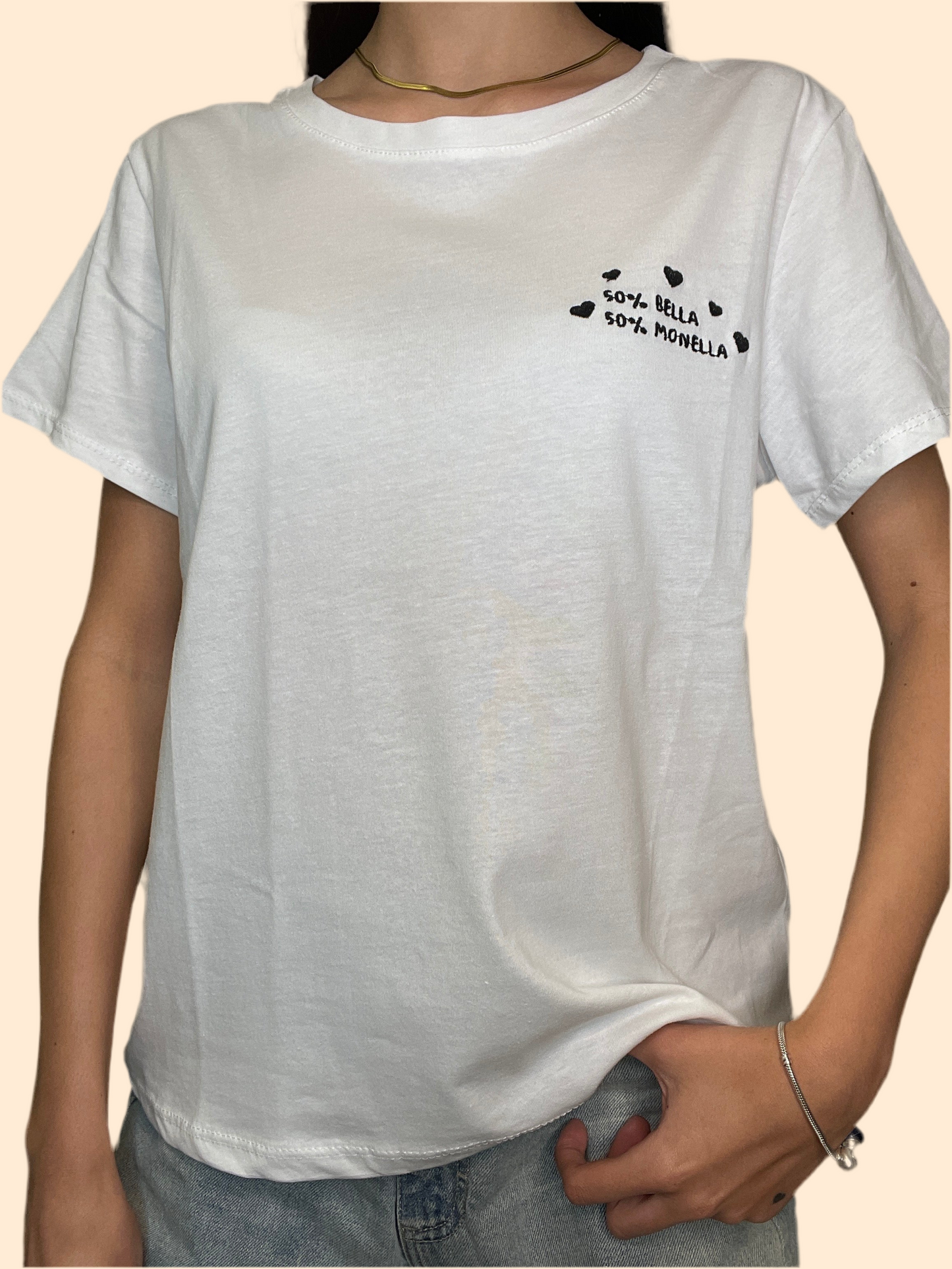 T-shirt 50%bella 50%monella