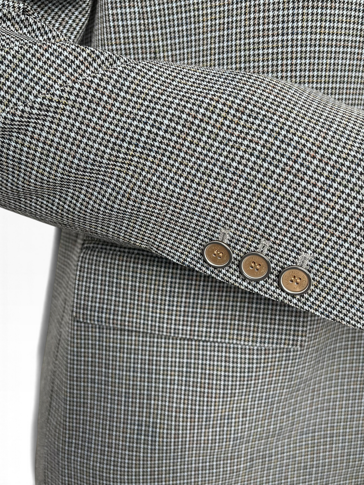 Completo blazer microfantasia pantalone palazzo Donna  -  MW2660003