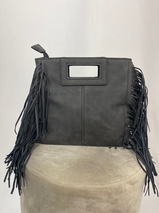 Borsa mini frangia
