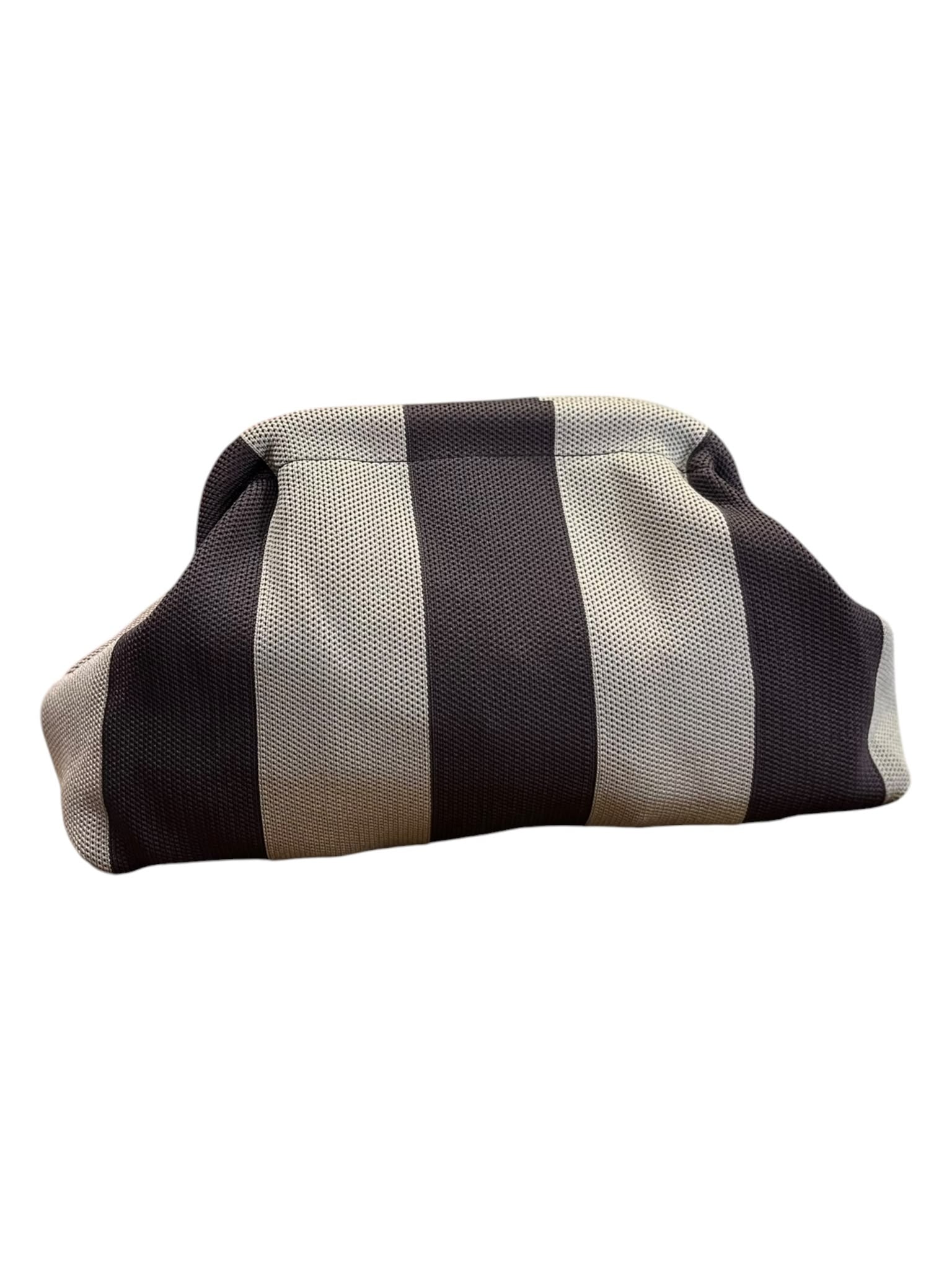 Pochette Rigata in Tessuto Strutturato Donna  -  220216