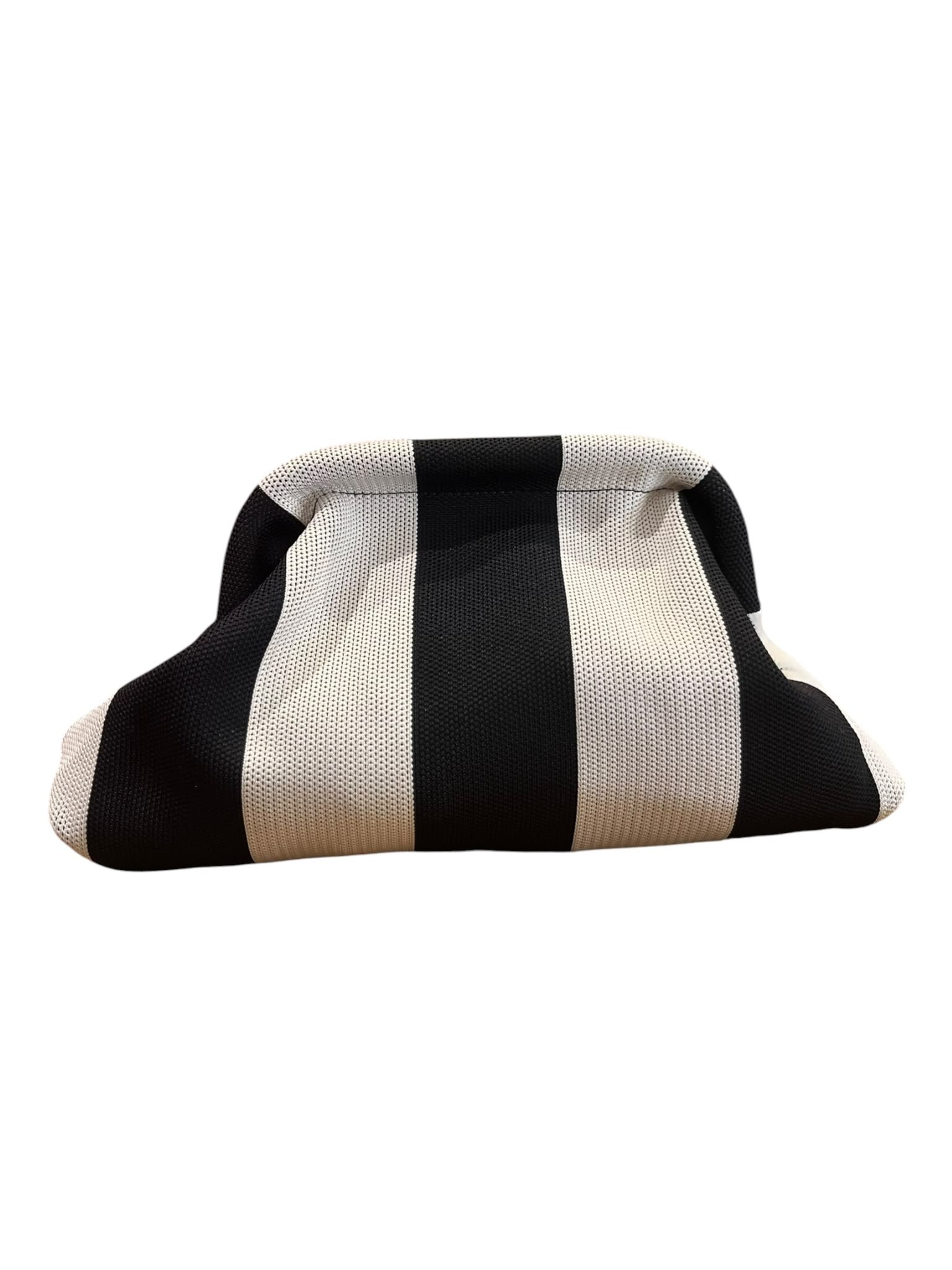 Pochette Rigata in Tessuto Strutturato Donna  -  220216