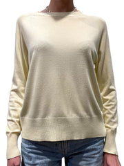 Maglia girocollo in maglia fine a maniche lunghe Donna  -  6259KA