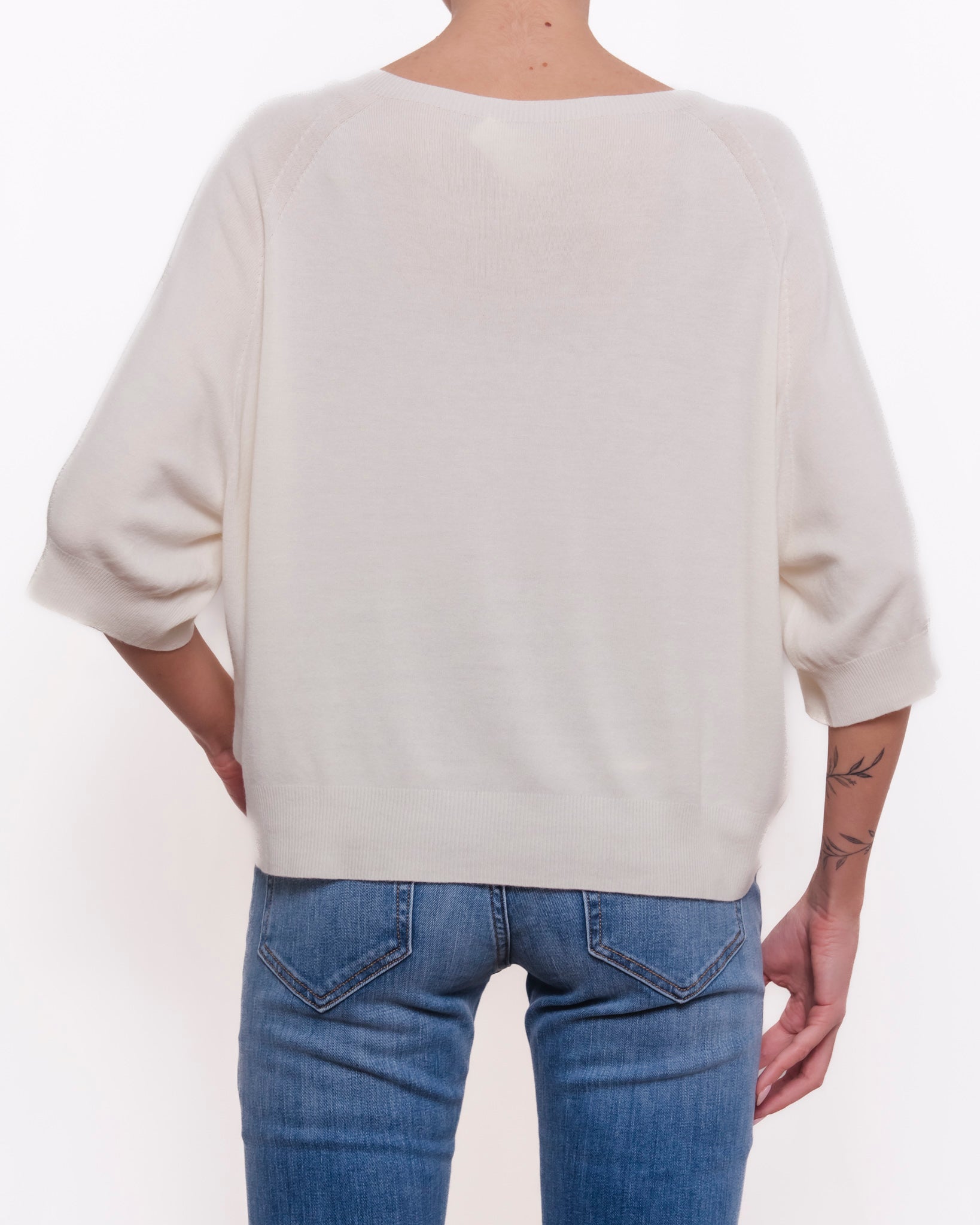 Maglia girocollo maniche a pipistrello Donna  -  2AB2043
