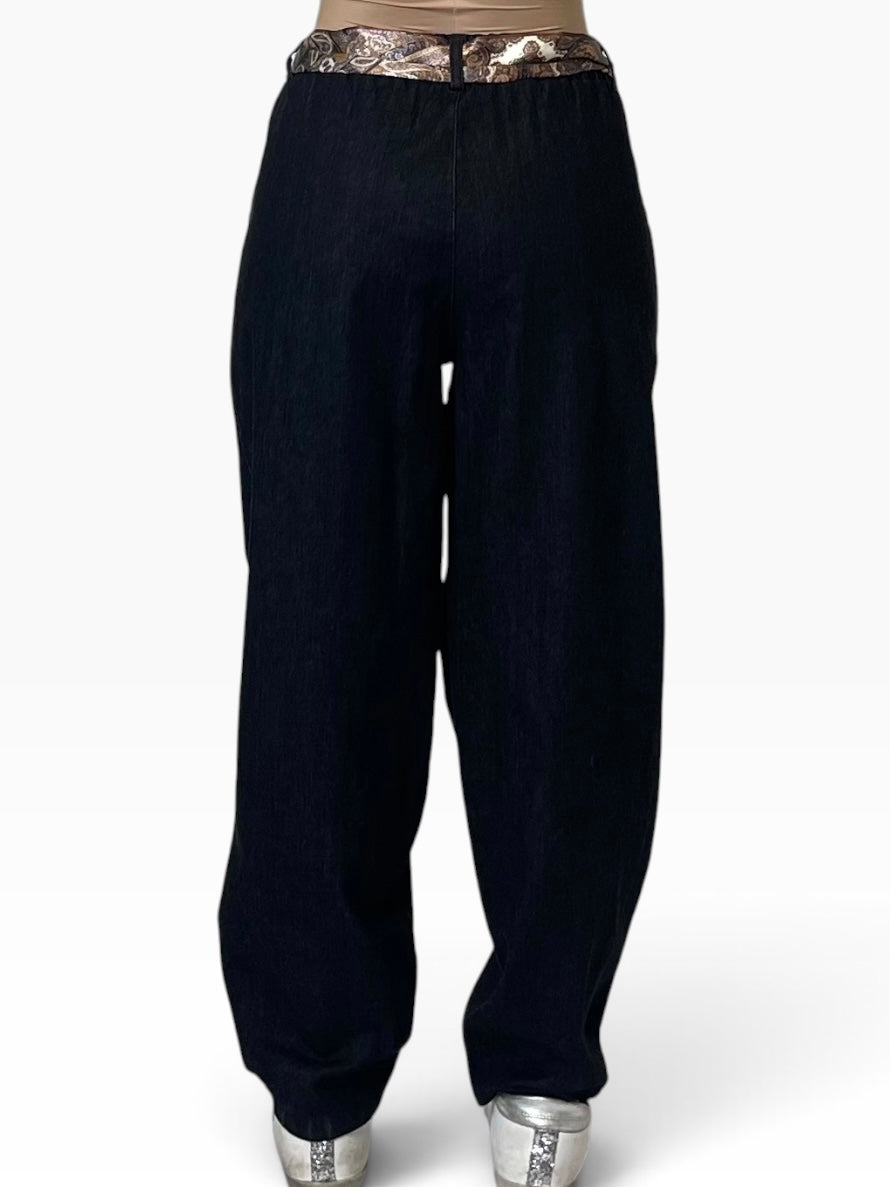 Jeans vita elasticizzata gamba morbida Donna  -  3557KA