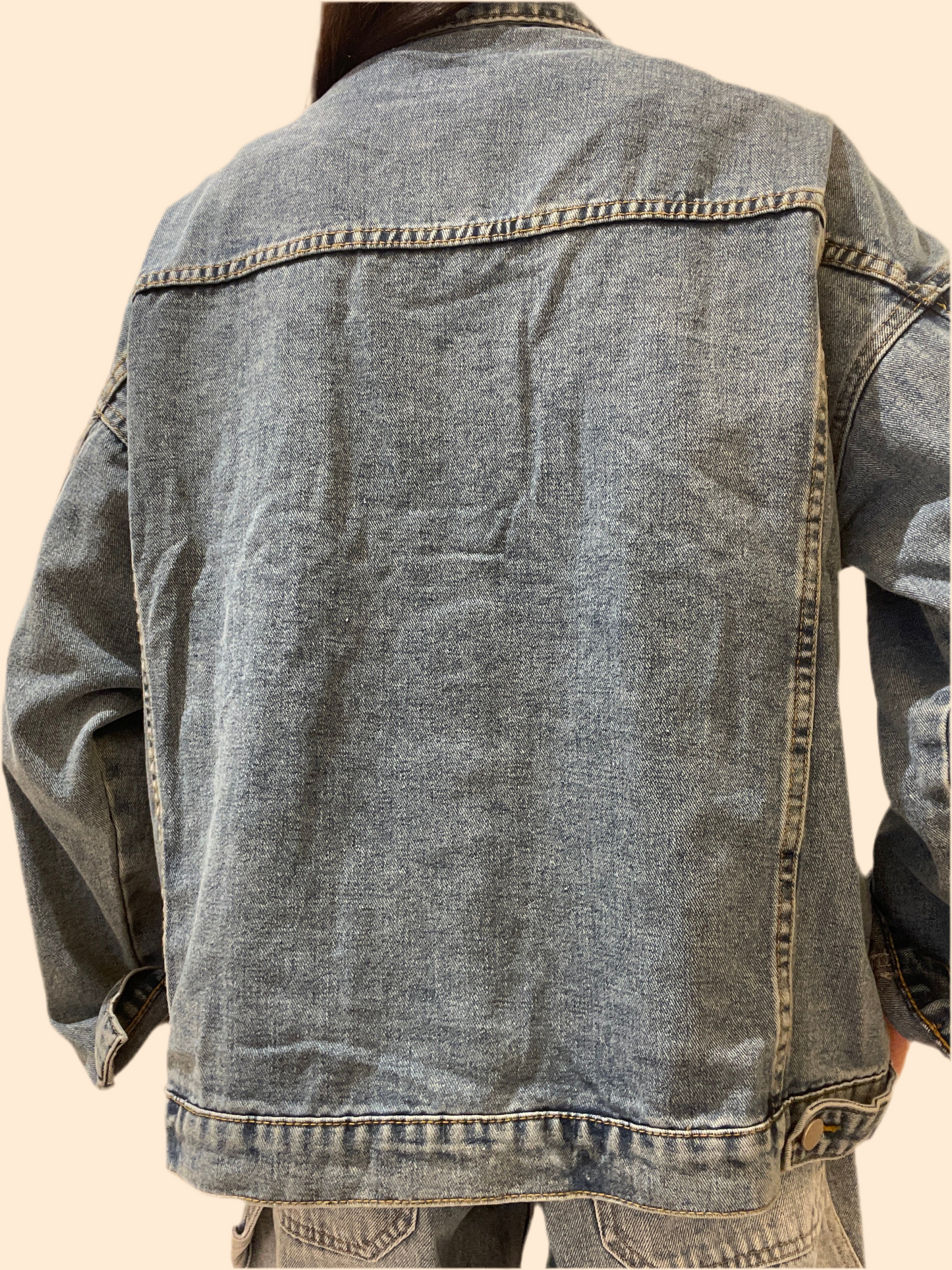 Giubbino jeans Patch PRE ORDINE