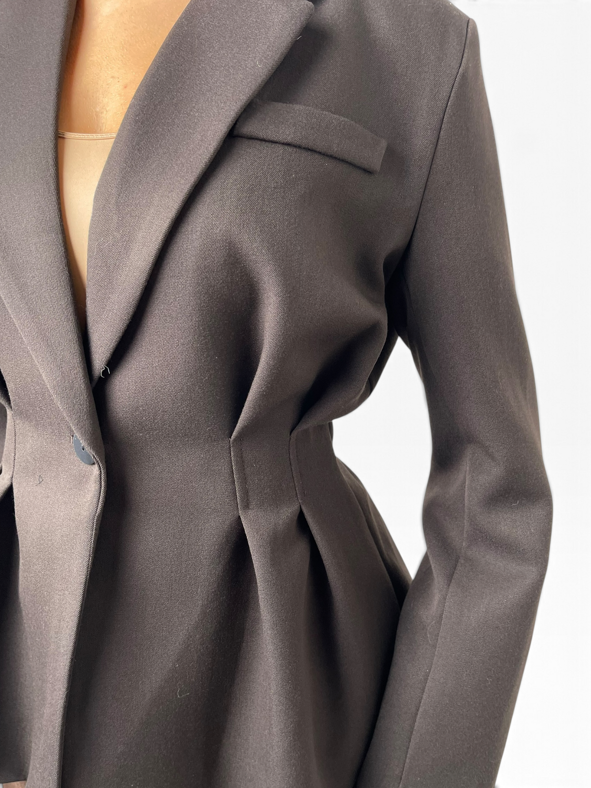 Blazer sagomato con pinces in vita Donna  -  5988LU