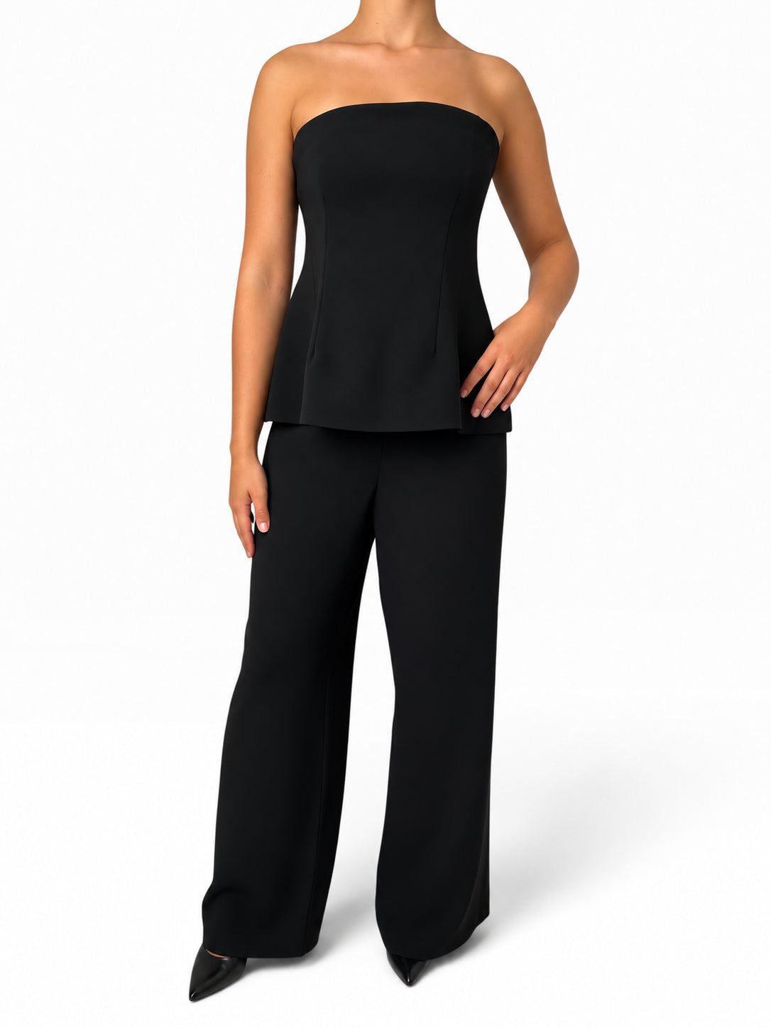Tuta a fascia con peplum Donna  -  SMXTU0099