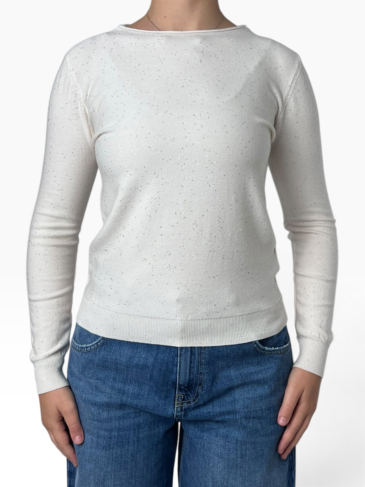 Maglia fine con lurex Donna  -  ALF8049