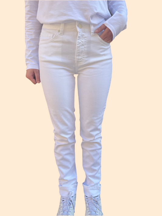 Jeans Daisy bianco