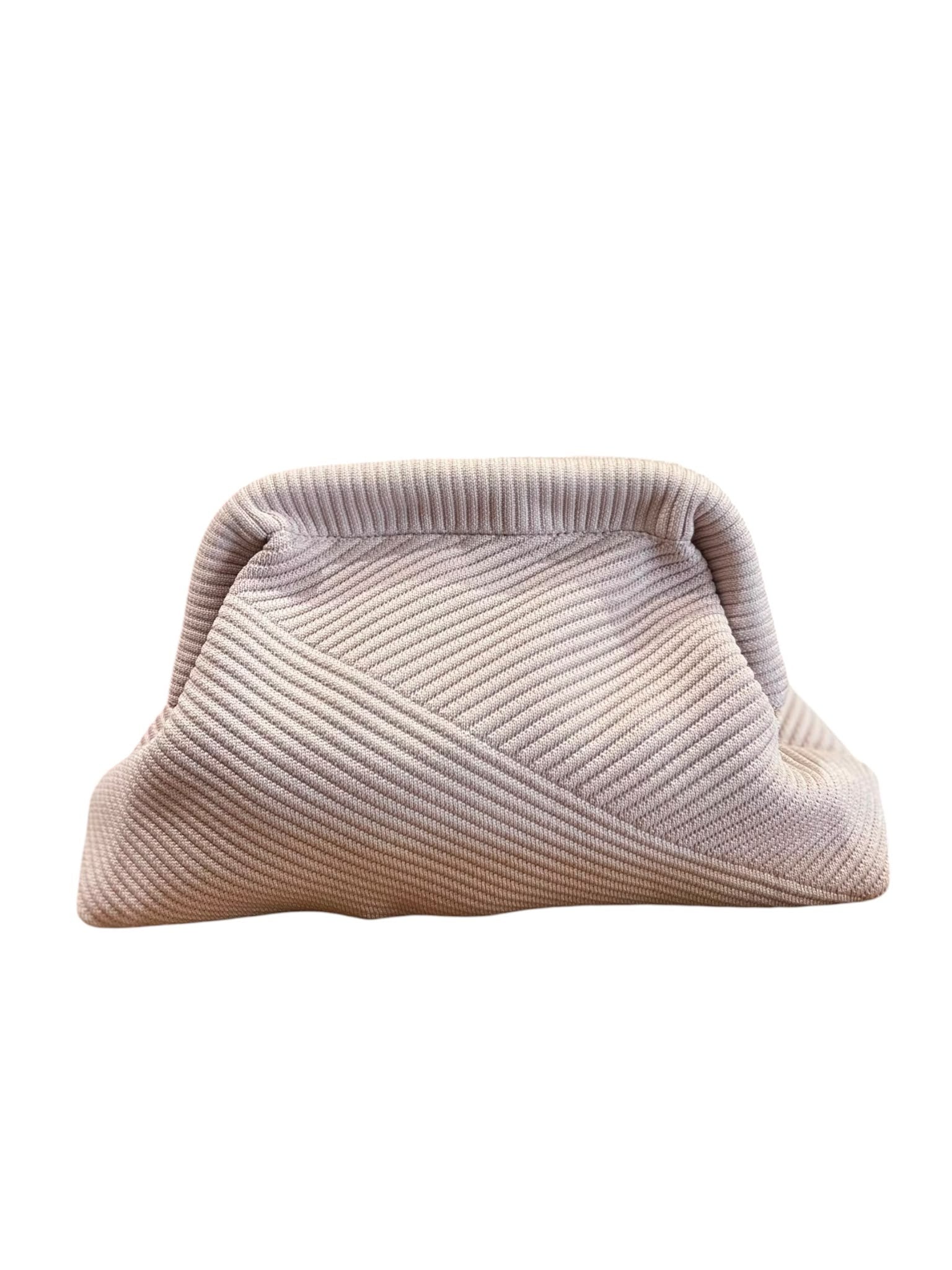 Pochette Rigata in Tessuto Strutturato Donna  -  220216