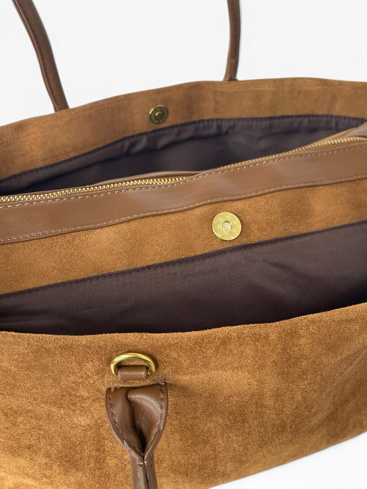 Borsa a spalla scamosciata capiente Donna  -  58239