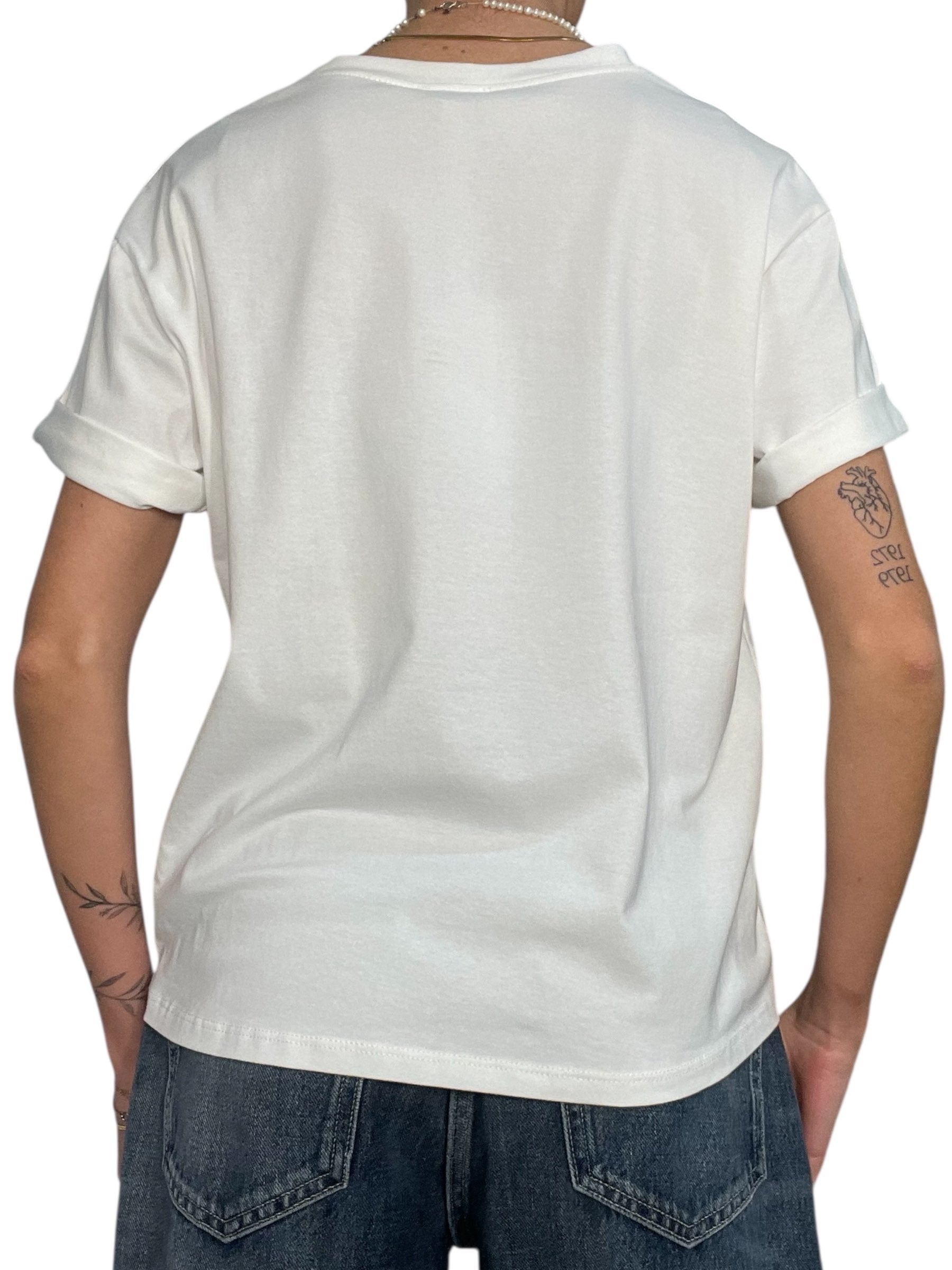 T-shirt con stampa fragole vintage Donna  -  233M