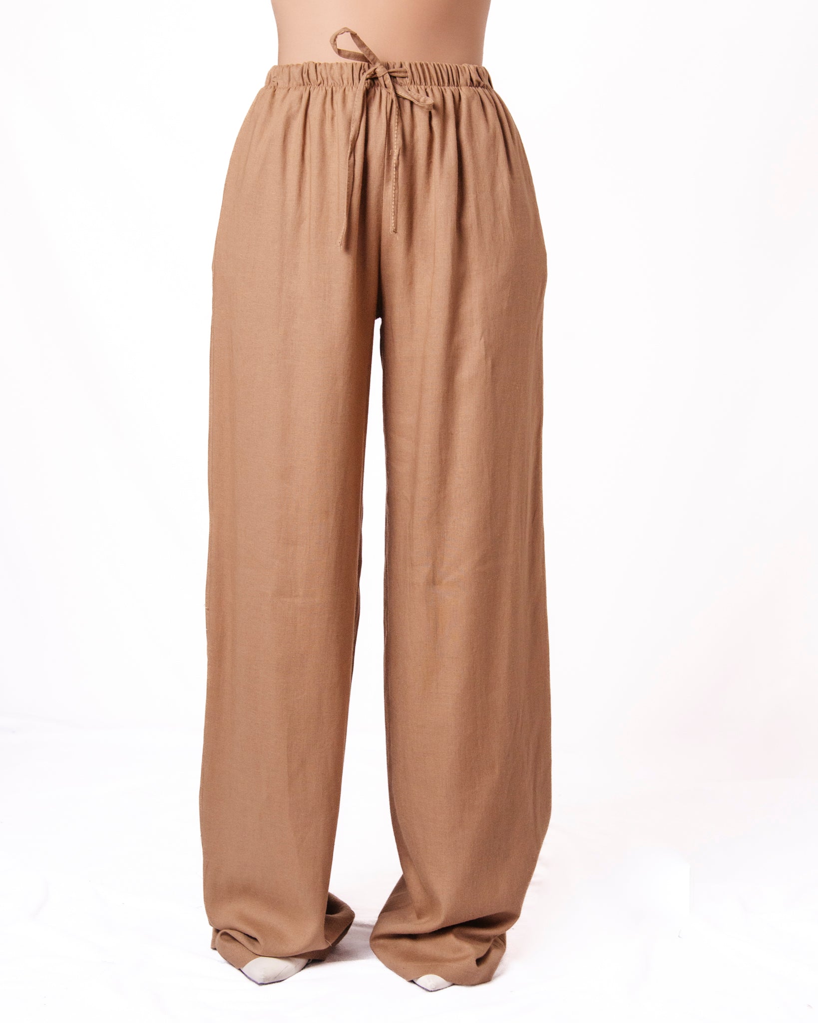 Pantaloni Ampi con Coulisse Donna  -  13418-7