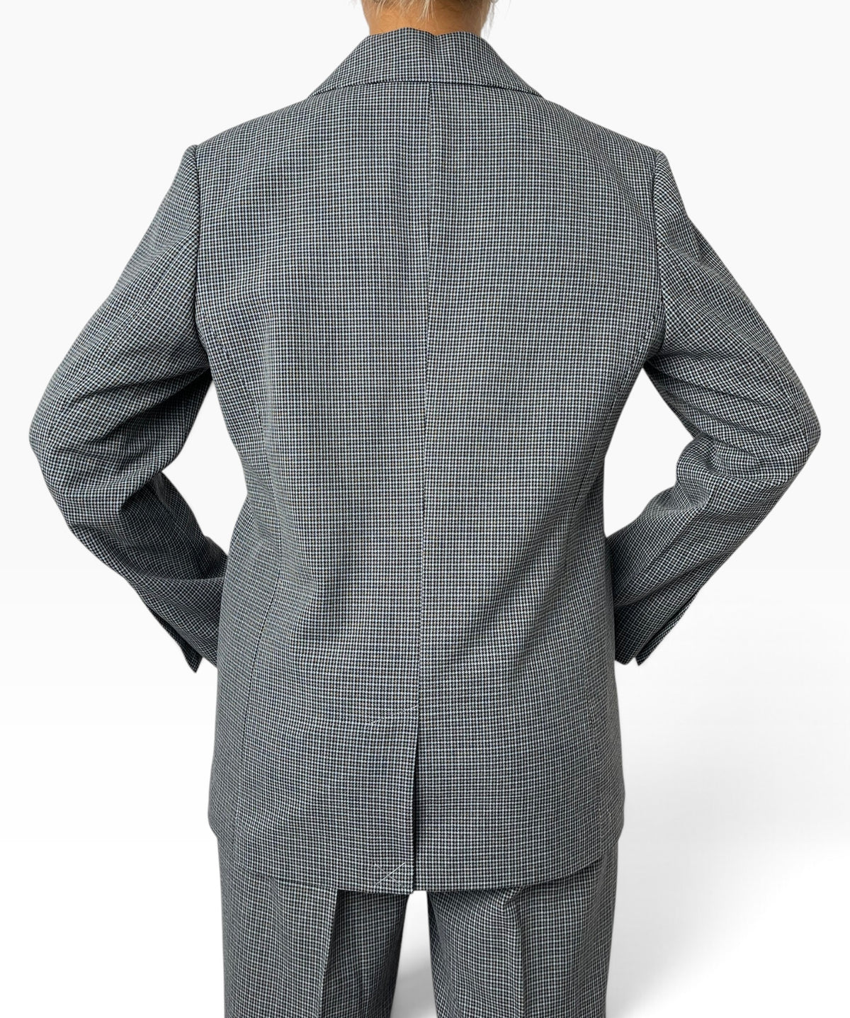 Completo blazer microfantasia pantalone palazzo Donna  -  MW2660003