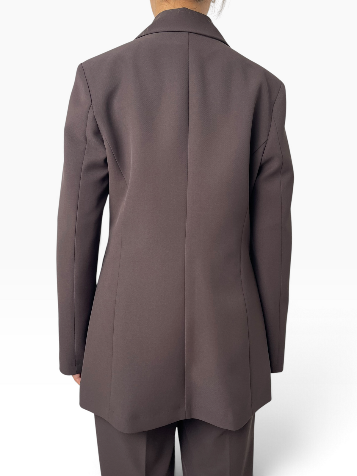 Giacca doppiopetto lunga e sciancrata Donna  -  G5576F258