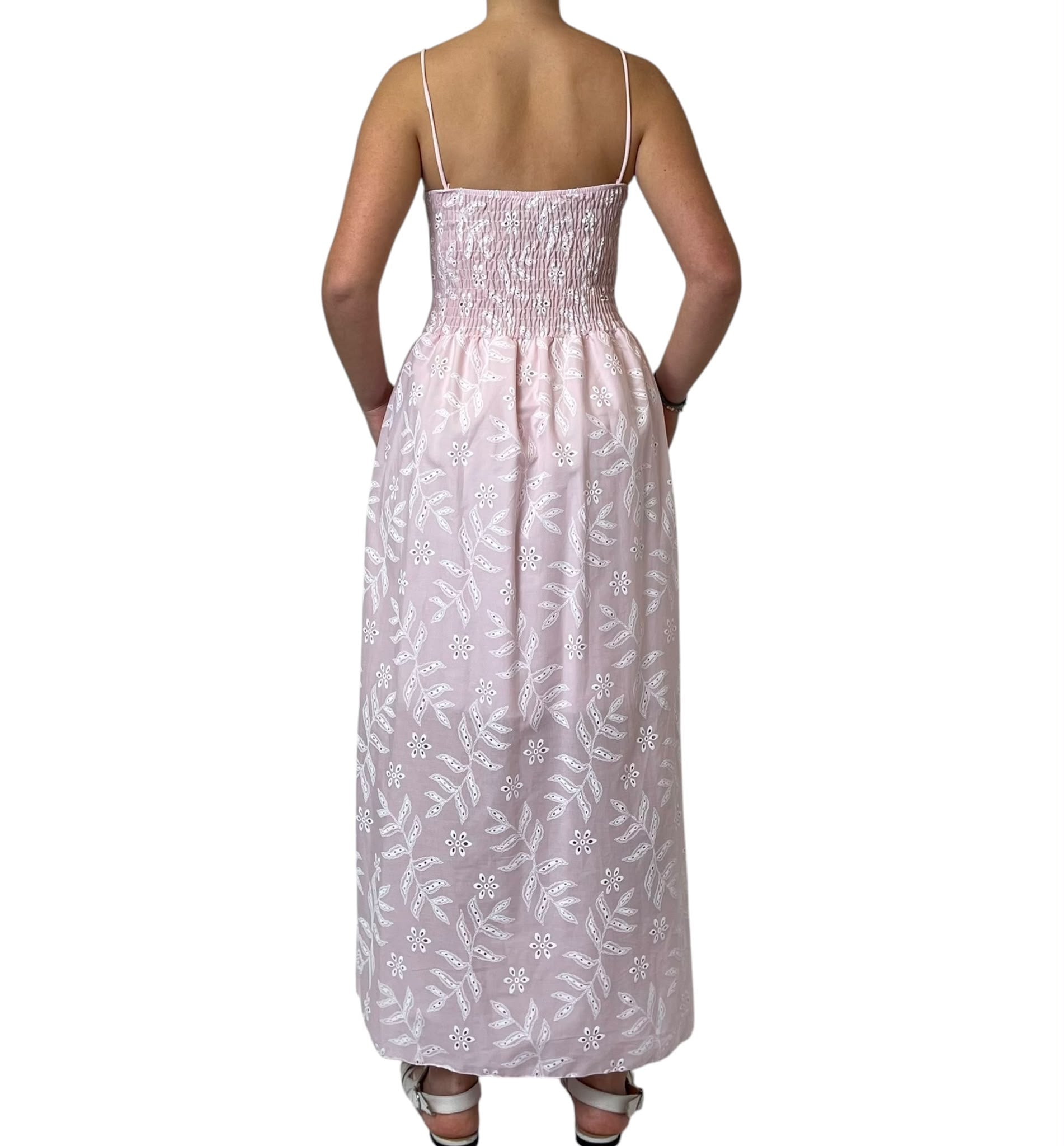 Abito Lungo con Bustier e Gonna in Sangallo Donna  -  6854