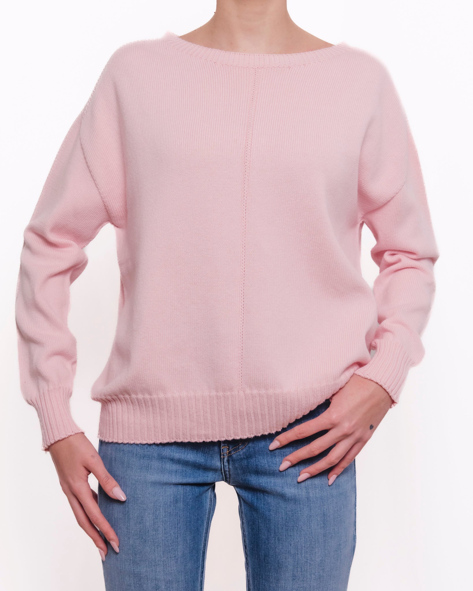Maglia con scollatura a barca maniche lunghe Donna  -  82634KA