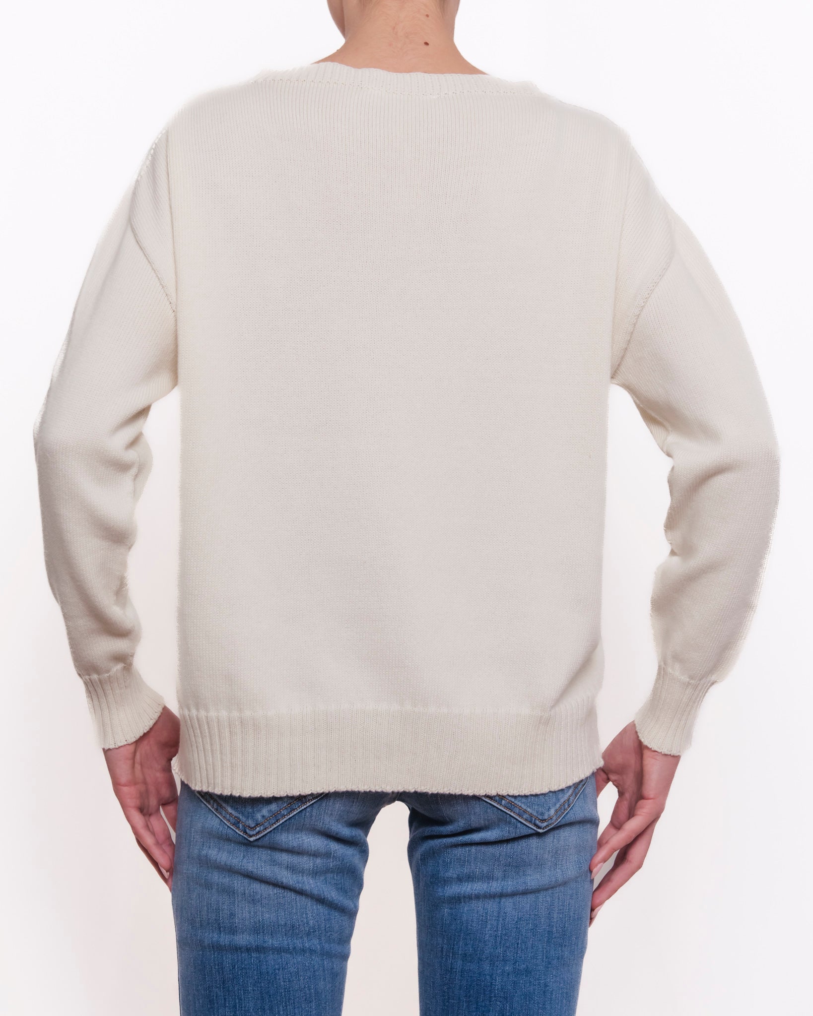 Maglia con scollatura a barca maniche lunghe Donna  -  82634KA