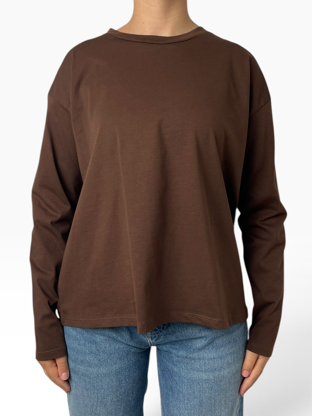 T-shirt morbida a manica lunga Donna  -  11771