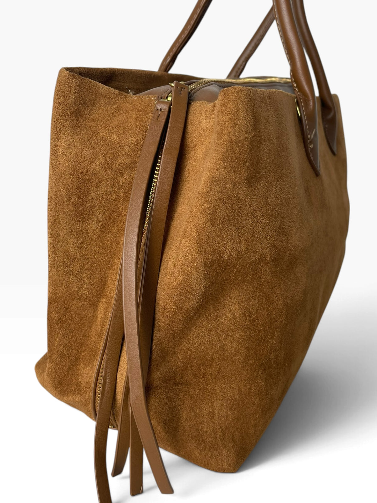Borsa a spalla scamosciata capiente Donna  -  58239