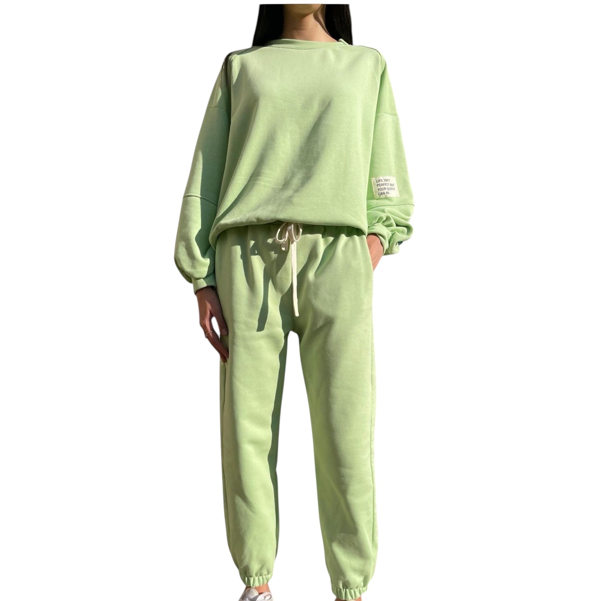 Completo felpa e pantaloni tuta oversize Donna  -  7226/6090V