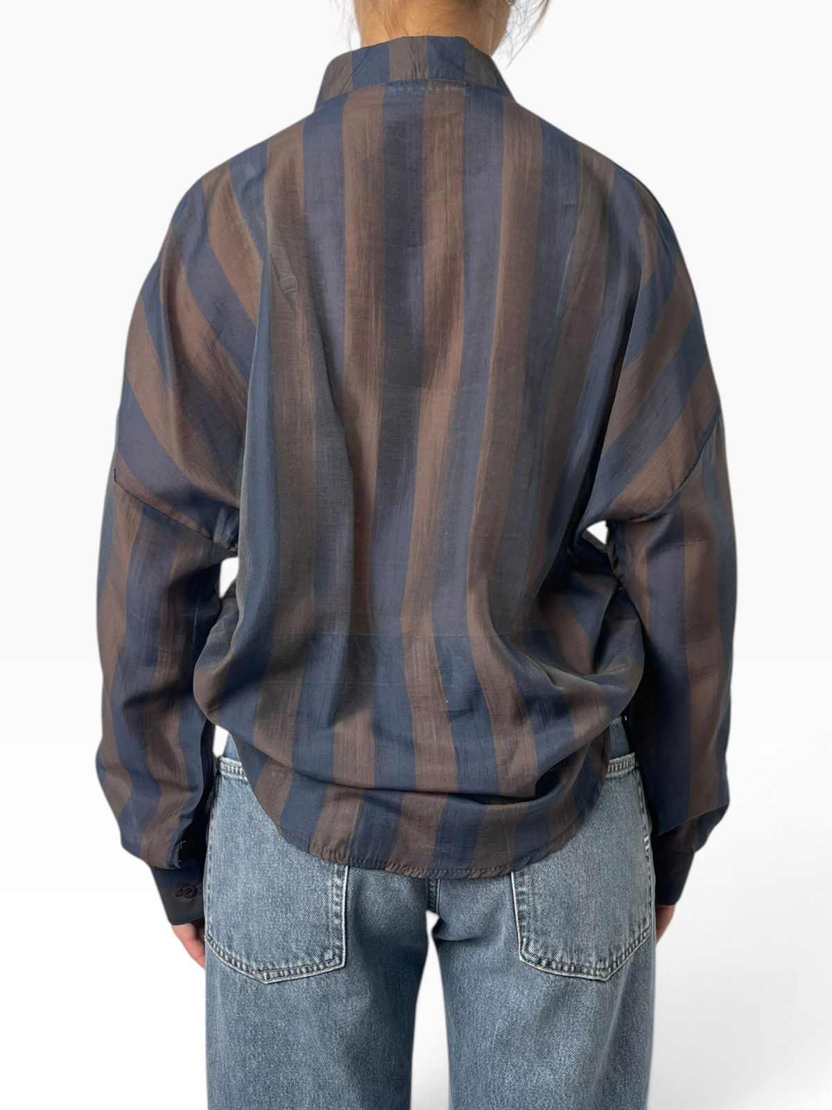 Camicia fluida a righe larghe Donna  -  6300V