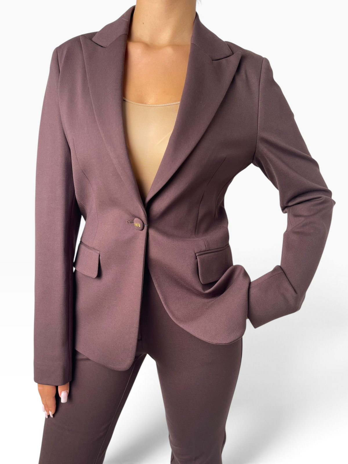 Completo blazer monopetto pantalone dritto Donna  -  MW9660001