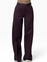 Pantalone palazzo vita alta elasticizzata Donna  -  MW2650104