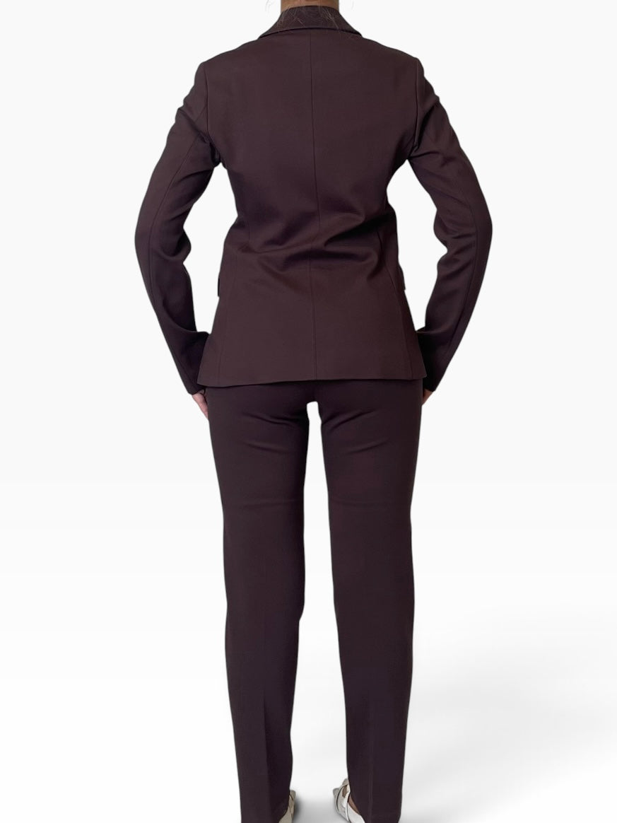 Completo blazer monopetto pantalone dritto Donna  -  MW9660001