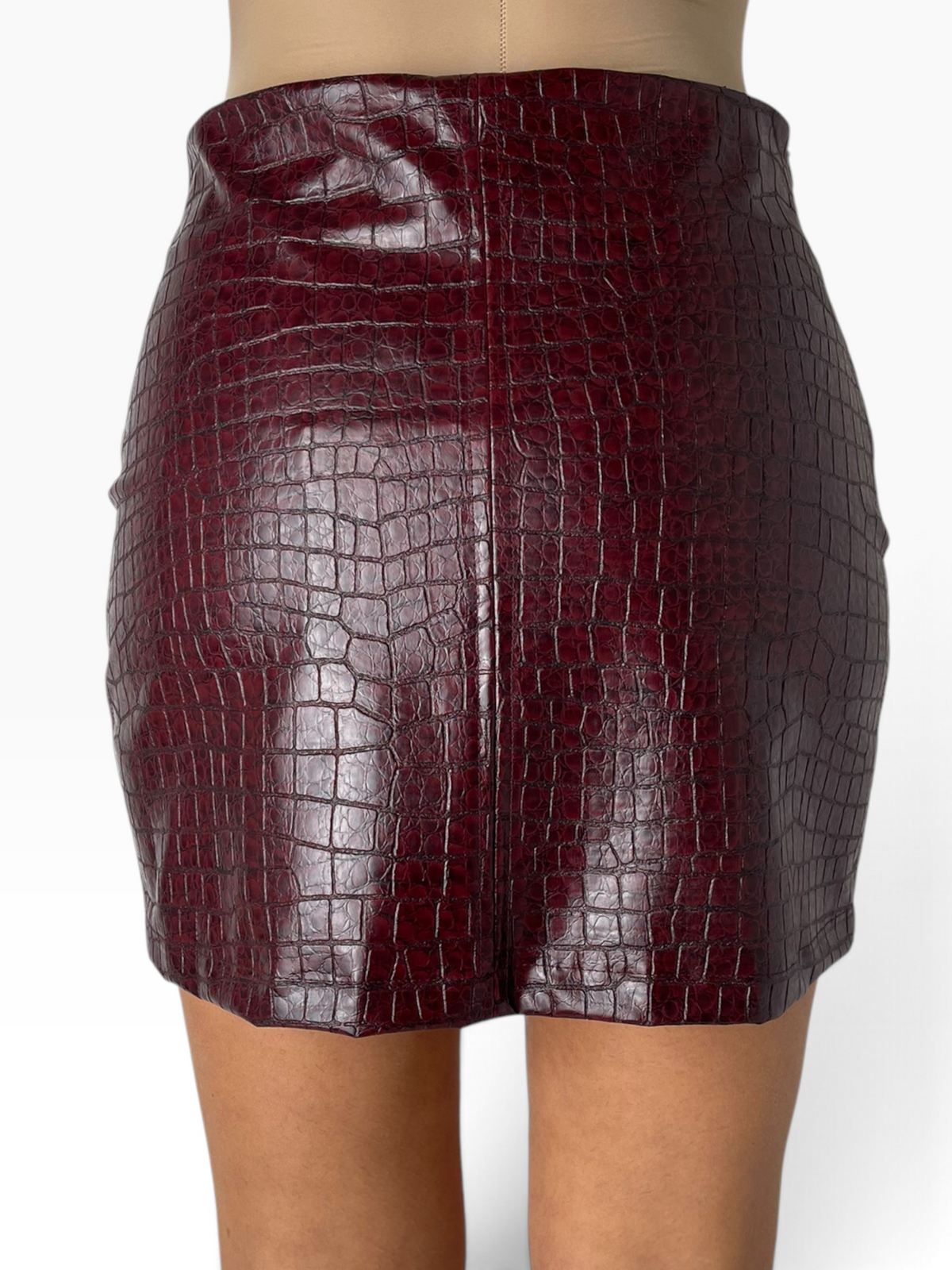 Minigonna aderente effetto cocco Donna  -  GO276SMT1633