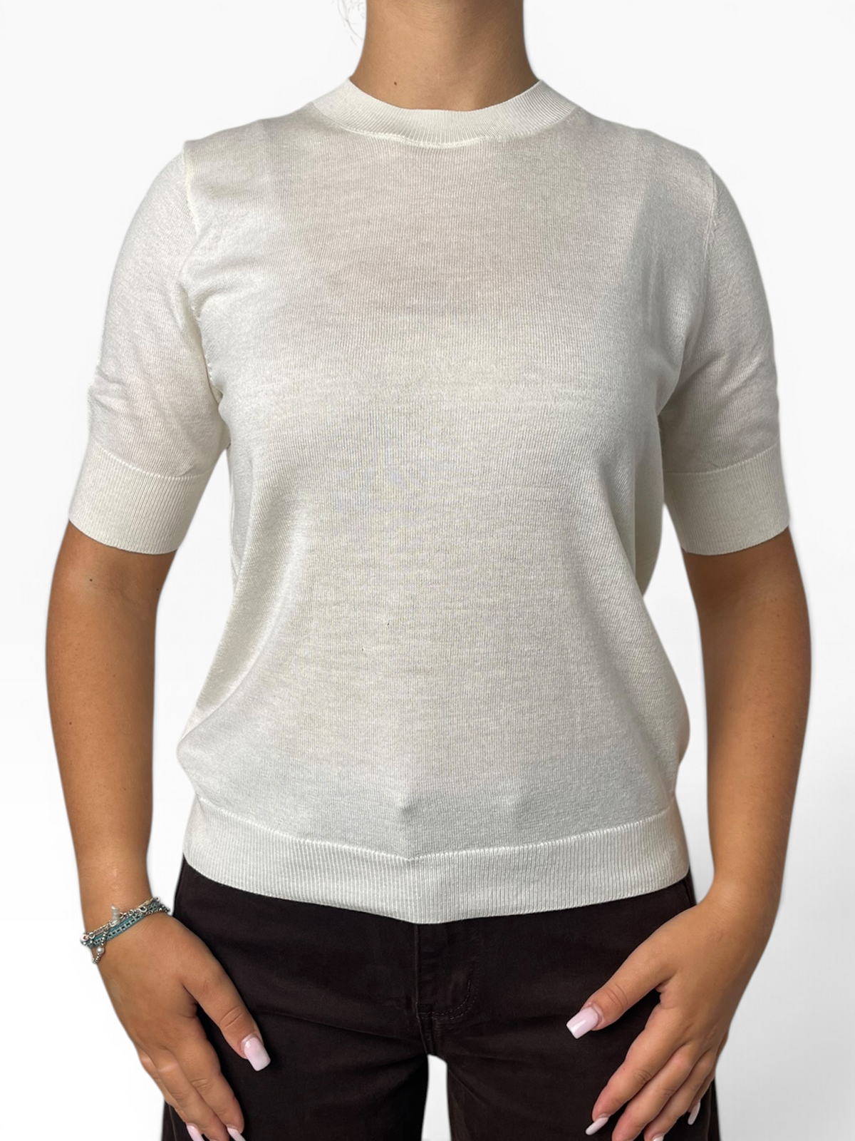 Maglia leggera con collo alto Donna  -  6215KA