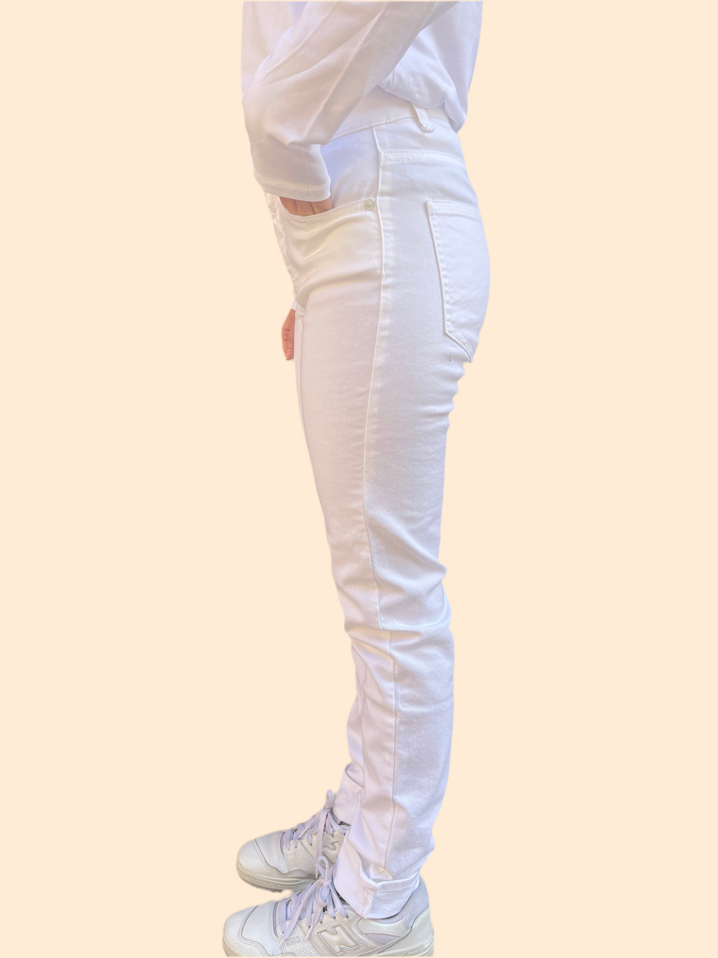 Jeans Daisy bianco