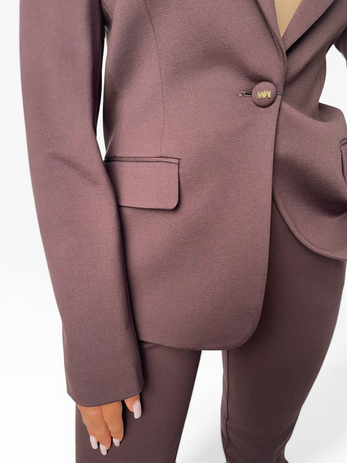 Completo blazer monopetto pantalone dritto Donna  -  MW9660001