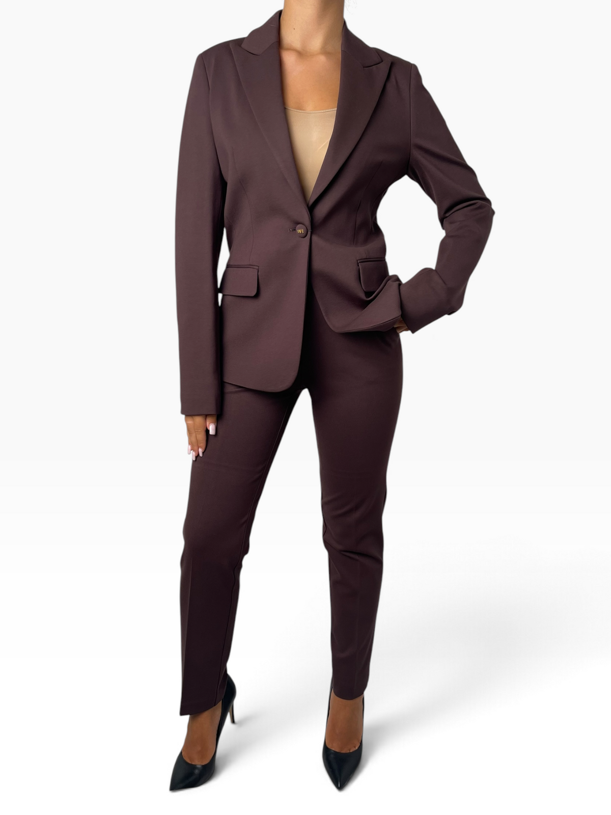 Completo blazer monopetto pantalone dritto Donna  -  MW9660001