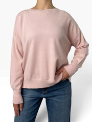 Maglia scollo a barca con spacchi Donna  -  26186KA