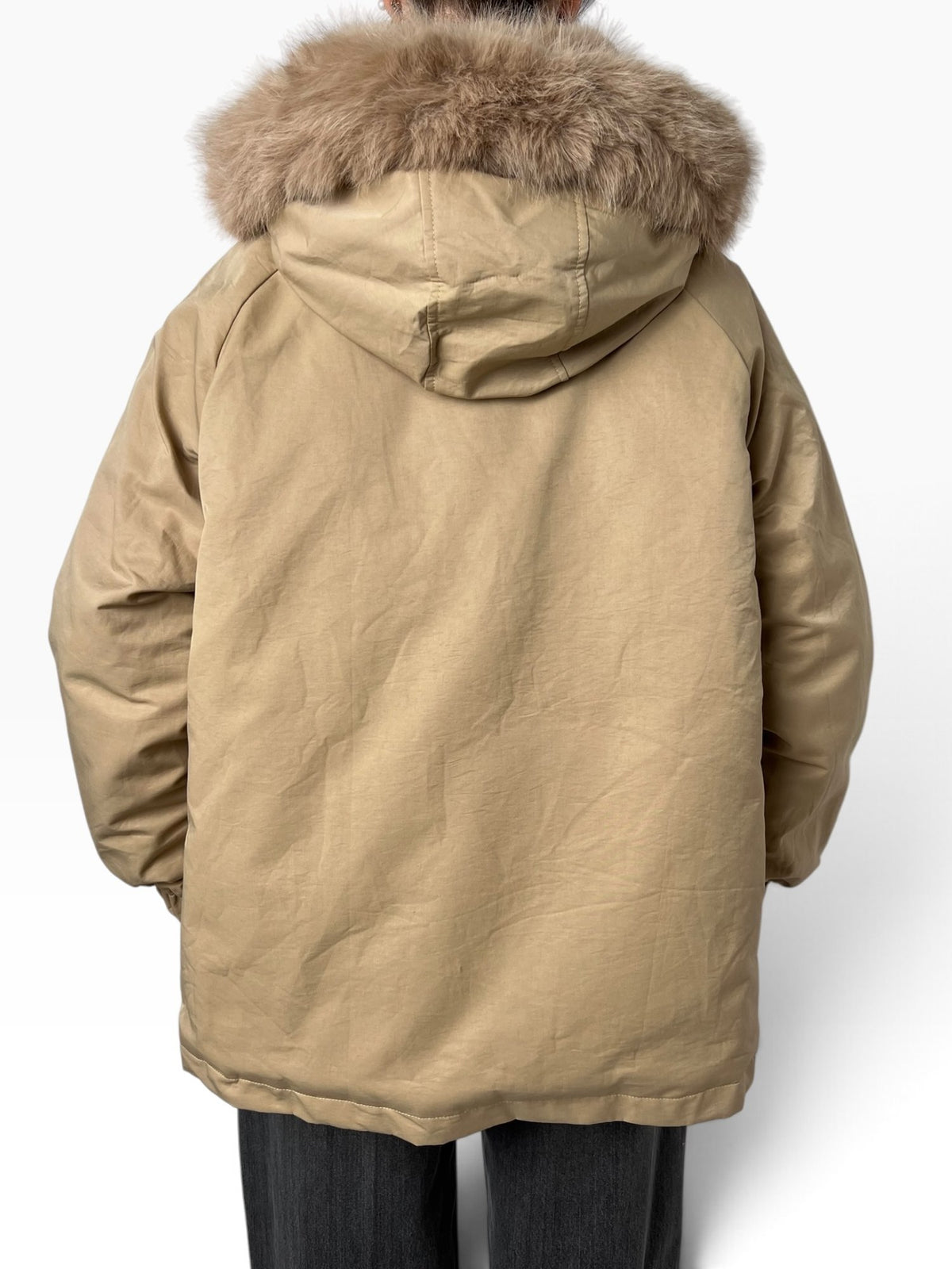 Parka corto con ecopelliccia Donna  -  TP899