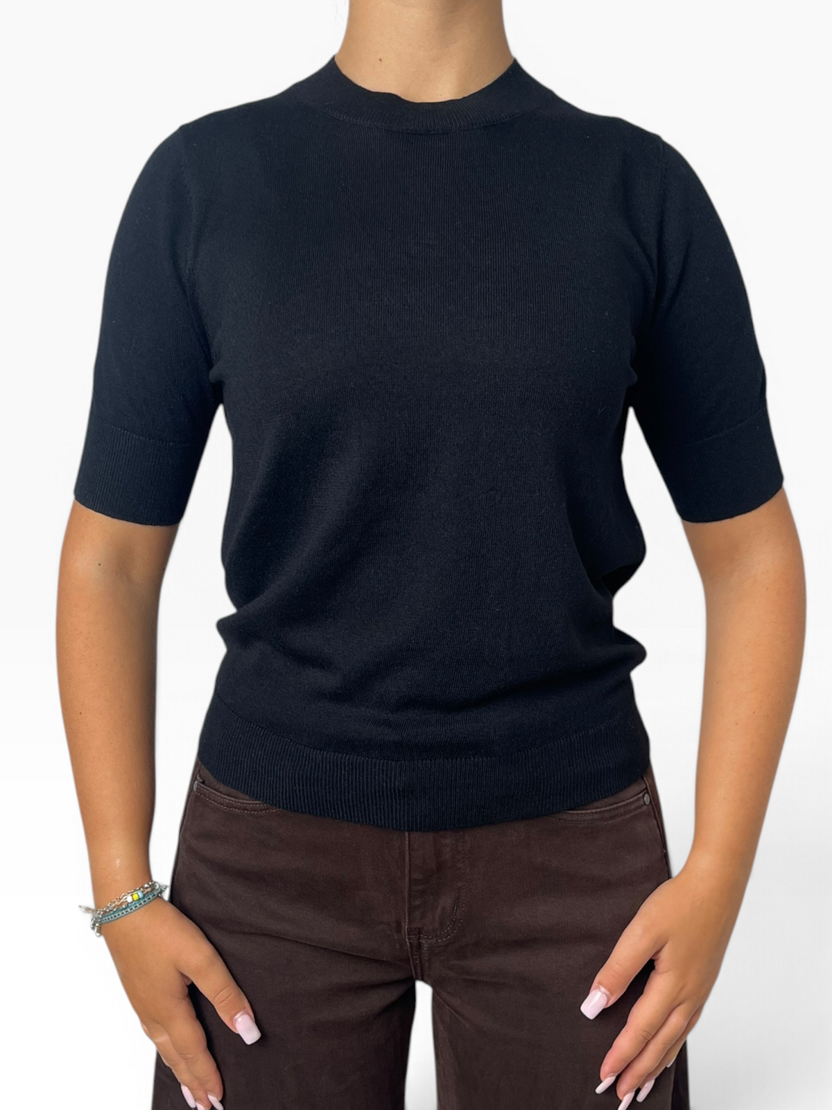 Maglia leggera con collo alto Donna  -  6215KA