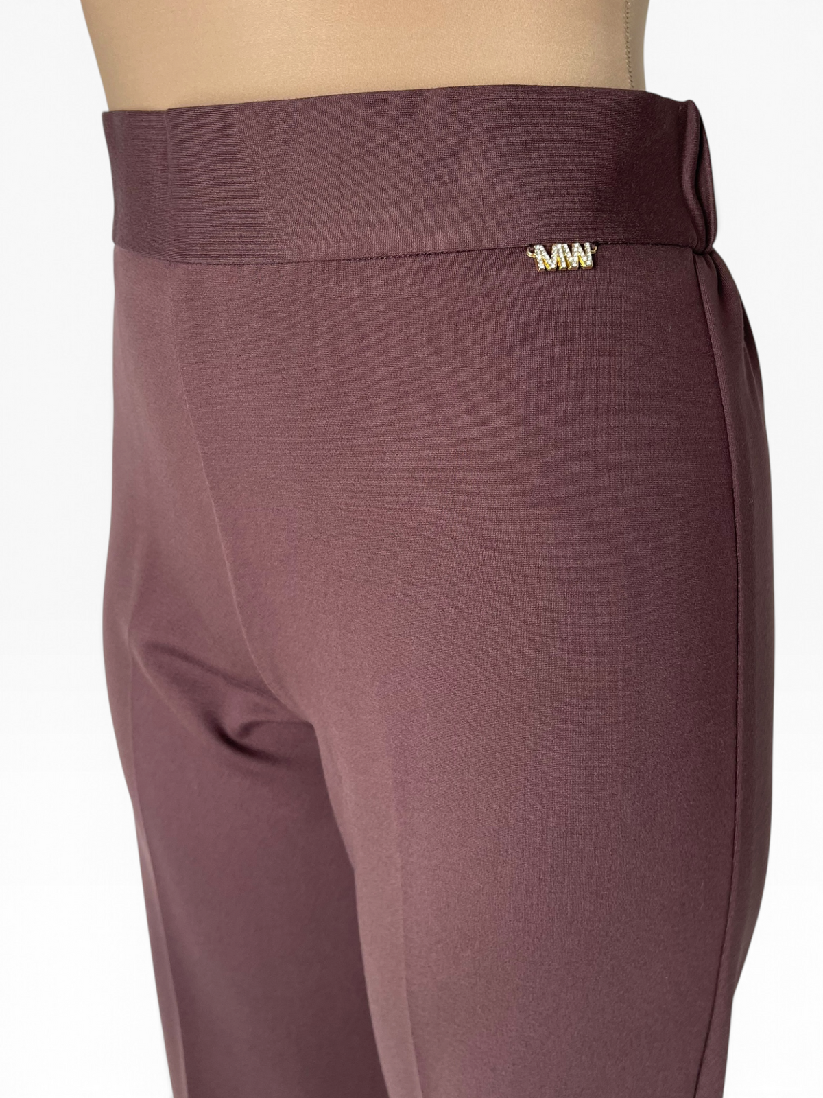 Pantalone palazzo vita alta elasticizzata Donna  -  MW2650104