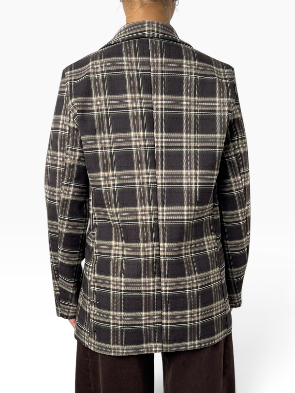 Blazer morbido a quadri Donna  -  28969KA
