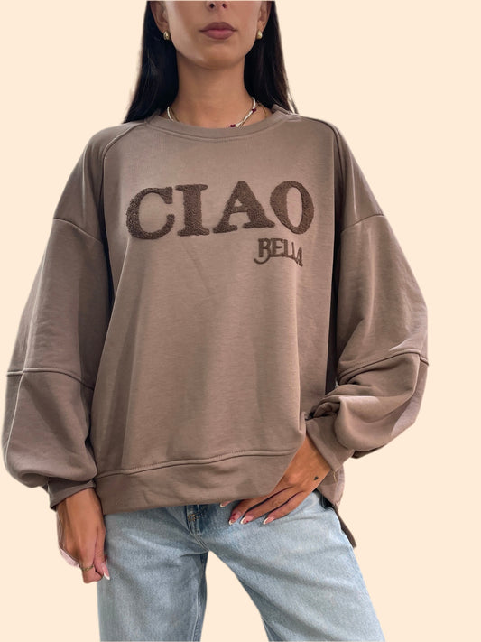 Felpa ciao bella