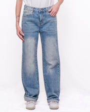 Jeans Aurora baggy vita bassa risvolto Donna  -  DAB5199