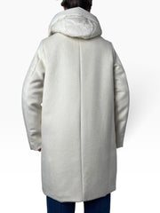 Cappotto con cappuccio trapuntato Donna  -  P176V
