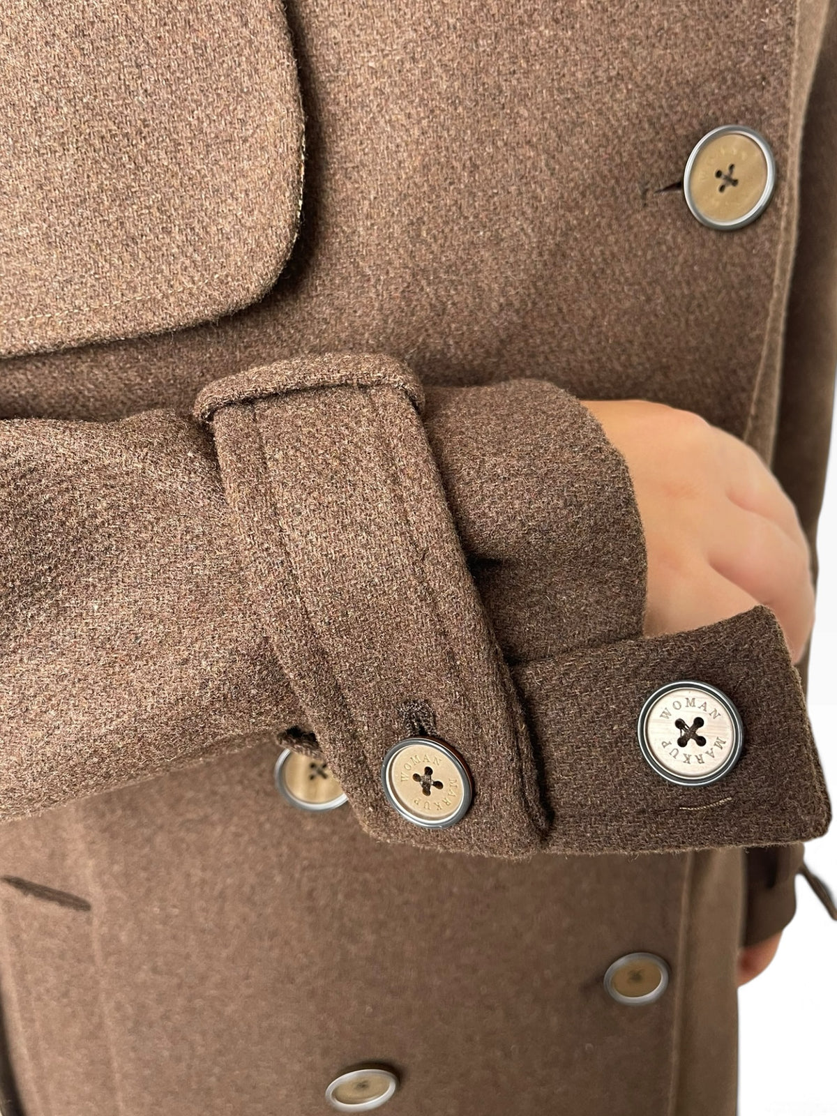 Cappotto doppiopetto stile trench Donna  -  MW2640604