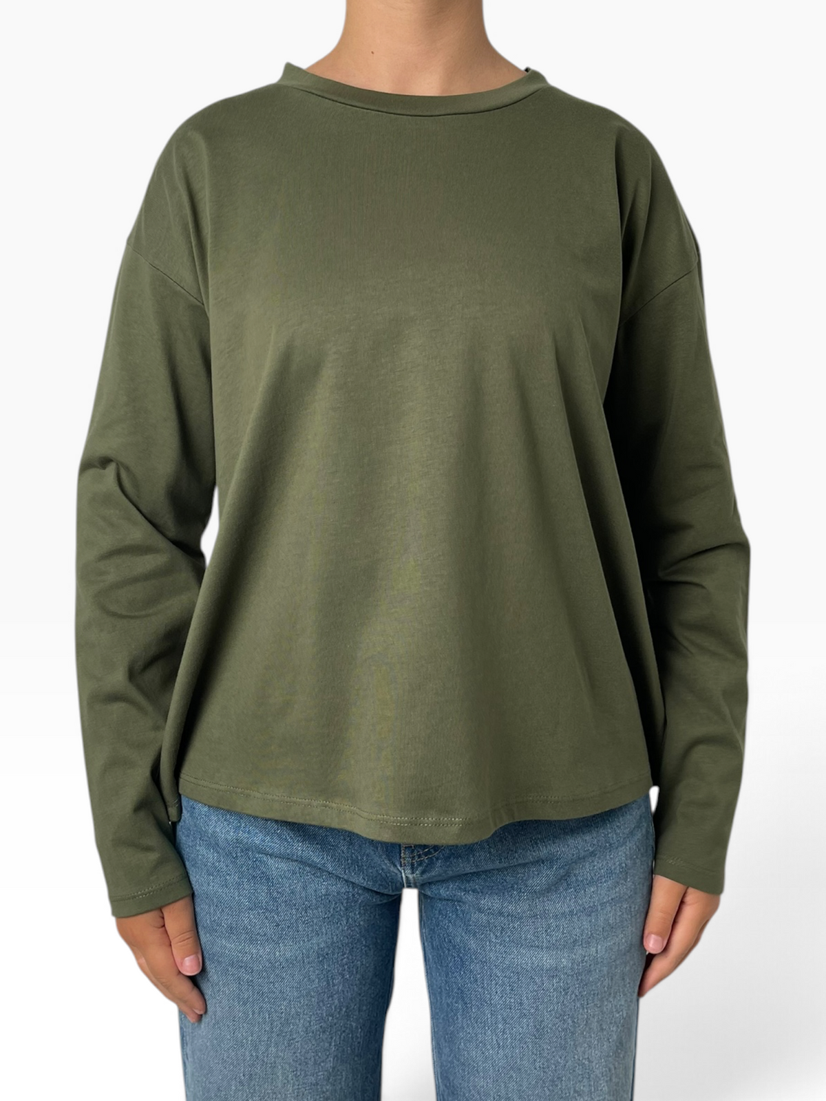 T-shirt morbida a manica lunga Donna  -  11771