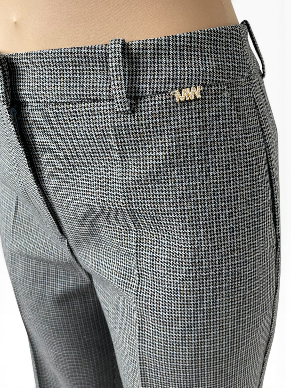 Completo blazer microfantasia pantalone palazzo Donna  -  MW2660003