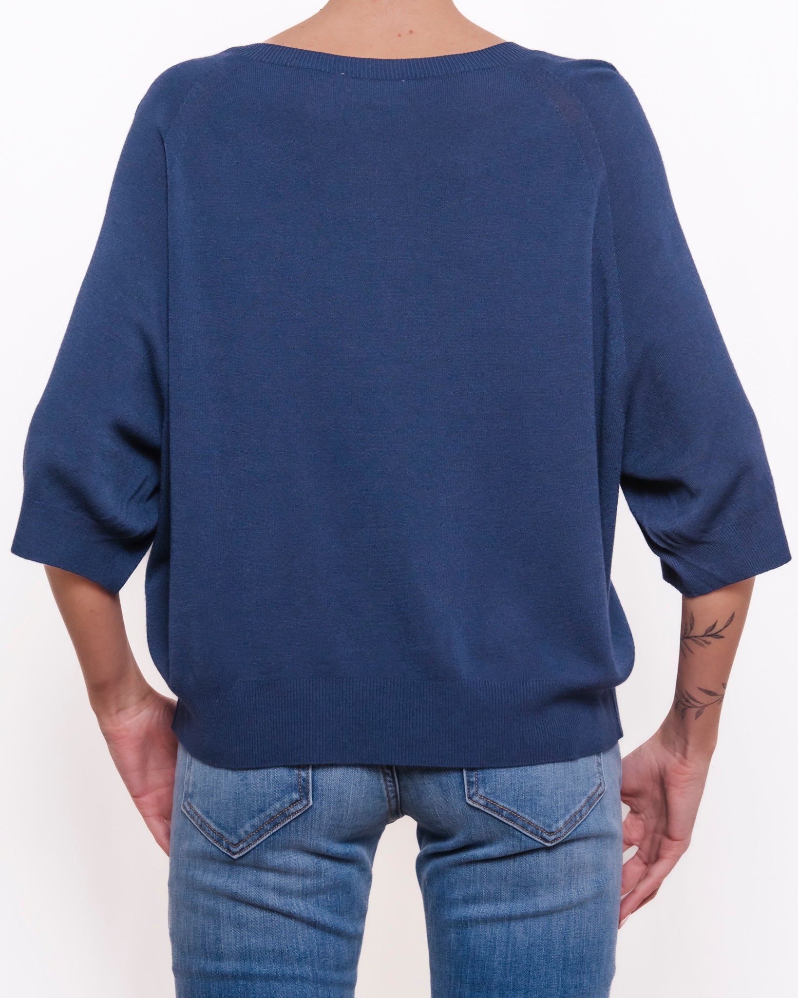 Maglia girocollo maniche a pipistrello Donna  -  2AB2043