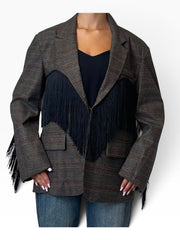 Blazer principe di Galles frange Donna  -  5936